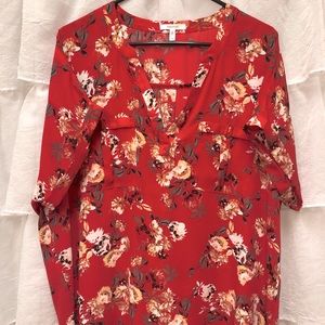 🌹Maurices floral georgette blouse🌹